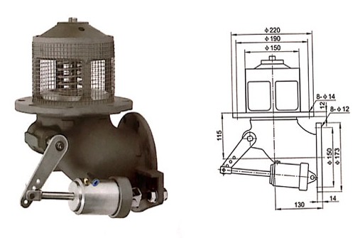浙江嘉隆牌手氣兩用緊急切斷閥海底閥(C804ASQ-100R) 浙江嘉隆牌手氣兩用緊急切斷閥海底閥(C804ASQ-100R)