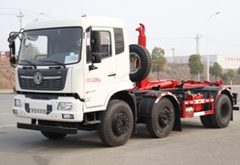 國(guó)六東風(fēng)天錦小三軸勾臂垃圾車 國(guó)六東風(fēng)天錦小三軸勾臂垃圾車