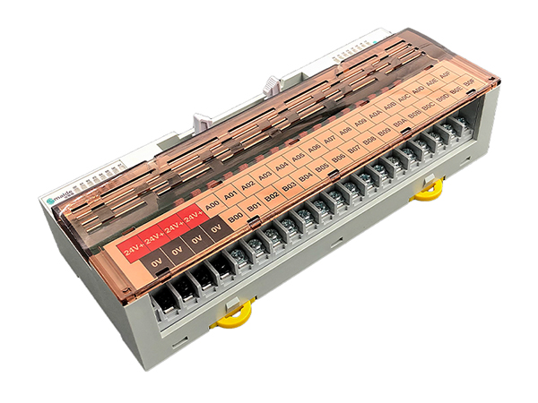 16路帶保險絲獨立輸入端子臺-PLC